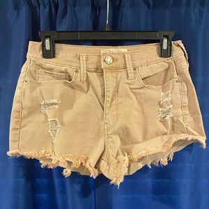 Pink FLX Stretch “Mudd” jean shorts